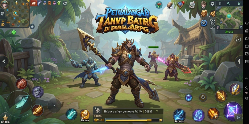 Gameplay seru di dunia fantastis 5RT dengan aksi mendebarkan.
