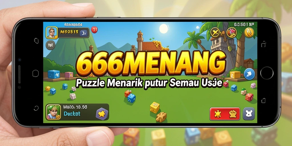 Tampilan gameplay menarik dari 666MENANG dengan beragam teka-teki.
