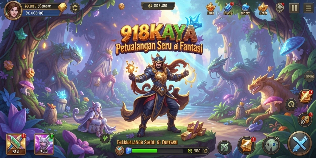 Gameplay seru 918KAYA dengan berbagai tantangan petualangan.