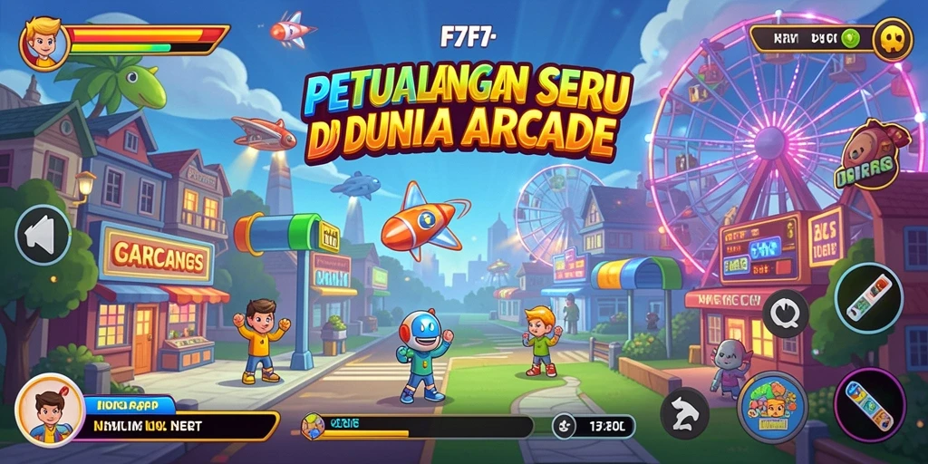 Screenshot menunjukkan aksi mendebarkan dalam F7F7 gameplay.