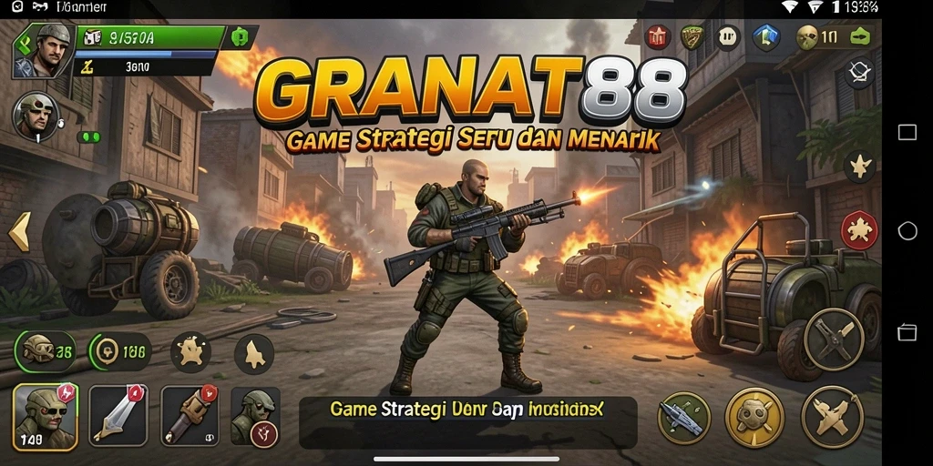 Tampilan gameplay mendebarkan dalam GRANAT88 dengan strategi yang kompleks.