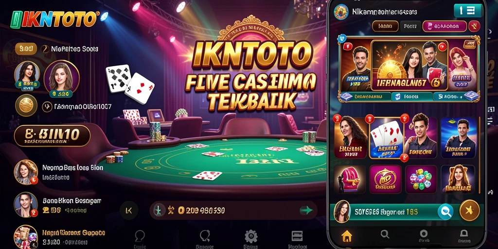 Gameplay Live Casino yang menegangkan dan interaktif di IKNTOTO.