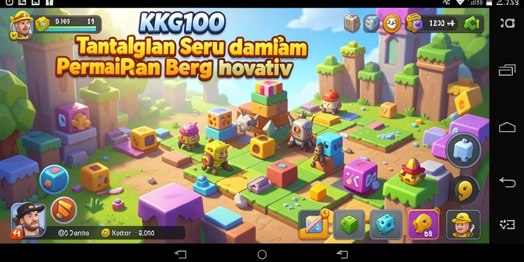 Tampilan gameplay menantang dalam KPK100 dengan puzzle yang menarik.