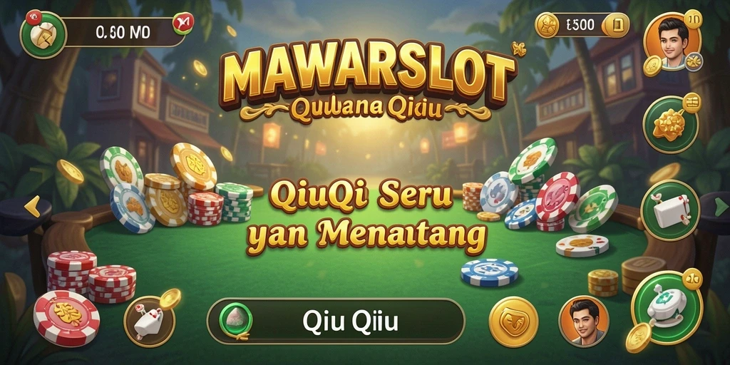 Tampilan gameplay QiuQiu di MAWARSLOT yang menegangkan.