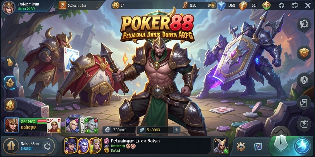 Screenshot menunjukkan karakter utama dalam pertarungan seru di dunia ARPG.