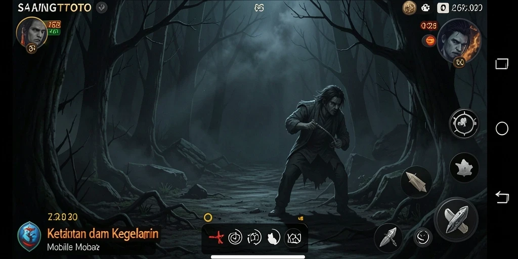 Pengalaman gameplay menegangkan dalam kegelapan dengan makhluk menyeramkan.